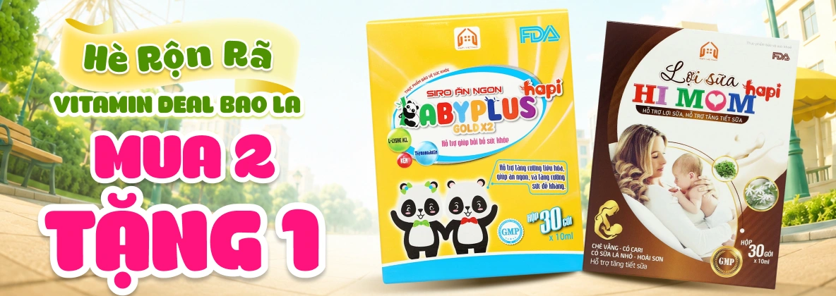 Hè rộn rã - vitamin deal bao la Mua 2 tặng 1